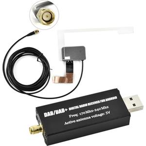 NHOPEEW Adattatore DAB per Autoradio - Ricevitore Portatile per Radio Digitale DAB+ - Dongle USB 2.0 per Autoradio Universale Android
