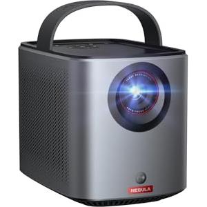 NEBULA Mars 3 Air 1080p, Intelligente, Wi-Fi, mini proiettore portatile da 400 ANSI-lumen, Google TV, Dolby Digital, 2 * 8 W, immagine da 150 pollici, batteria integrata, 2,5h