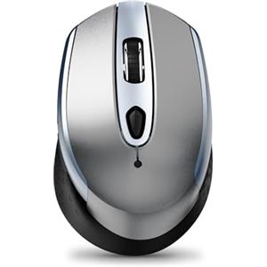 cimetech Mouse Wireless, Silenziosi 2.4G con Ricevitore Nano e Mouse Ergonomico, 1600 DPI con 3 Livelli Regolabili, per Windows 10/8/7/XP/Pro/Air/HP/Acer