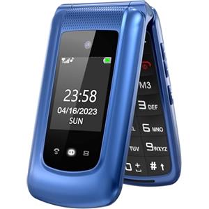 uleway GSM Telefono Cellulare per Anziani,Flip Telefoni Cellulari Tasti Grandi,Volume alto,Funzione SOS, 2.4
