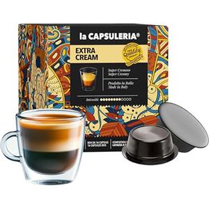 La Capsuleria Caffè EXTRA CREAM, cremoso (128 Capsule) compatibili con Lavazza A Modo Mio - (La Capsuleria)