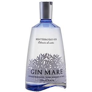 GINMARE Gin Mare Mediterranean Gin 1,75L - Premium Gin con 4 botaniche principali che ricordano le coste mediterranee. 42,7% vol.