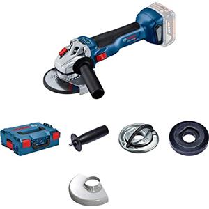 Bosch Professional 18V System Smerigliatrice angolare GWS 18V-10 (diametro mola 125mm, senza batterie e caricabatteria, in L-BOXX)