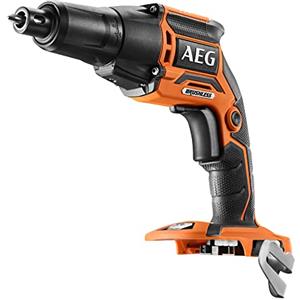 AEG BTS18BL-0 Avvitatore per Cartongesso Brushless a Batteria 18V, Motore da 5000 g/min, Beccuccio Regolabile, Attacco Hex da 1/4