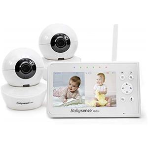 Babysense Baby Monitor Video, Schermo Diviso da 4,3