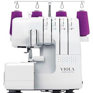 VIOLA Look T12 Macchina Tagliacuci con 12 Punti Cucito, Overlock con Differenziale, Cuce a Braccio Libero