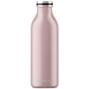 Wintem Ego Bottiglia Termica Isolata con 2 Pareti in Acciaio Inox Inossidabile 500ml Borracce Ecologiche senza BPA Thermos Bevande Fredde per 24 ore e Calde per 12 ore (Sweet Pink)