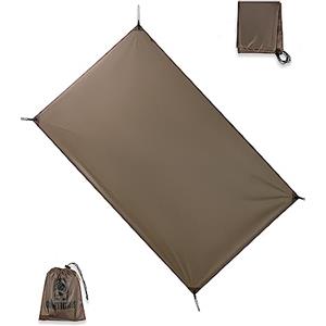 OneTigris Telone per tenda da campeggio, multiuso, impermeabile, 2000 mm, con borsa per il trasporto, per campeggio, escursioni e picnic, 200 x 120 cm