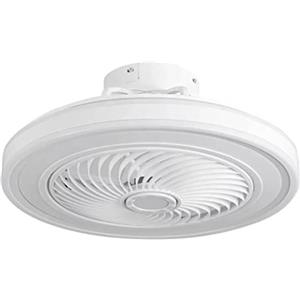 BEL AIR HOME - Ventilatore da Soffitto LED Regolabile con Telecomando, Bianco, 80W, Luce 3000K - 4000K - 6500K, Lampadario con Ventilatore, Ventilatori Moderni