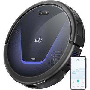 eufy G50 Robot Aspirapolvere con Aspirazione Potente a 4.000 Pa, Navigazione Dinamica, Spazzola Antigroviglio e a rullo, ideale per peli di animali domestici, pavimenti duri e tappeti