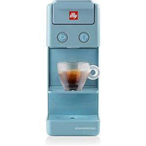 illy Macchina da Caffè a Capsule Iperespresso Y3, Azzurro Amalfi