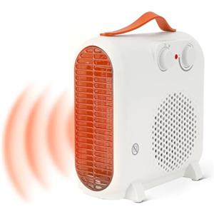 Avilia Termoventilatore Caldobagno Eco 2000W: Efficienza e Versatilità | Basso Consumo per Riscaldamento Ottimale | Ideale per Bagni con Maniglia Tessile, Doppia Potenza e Sicurezza Antisurriscaldamento