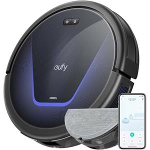 eufy G50 Robot Aspirapolvere ibrido con Aspirazione 4.000 Pa, Navigazione Dinamica, Panno Mop per la Pulizia di Superfici Leggere, ideale per Peli di Animali Domestici, Pavimenti Duri e Tappeti