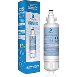 Filtriacquashop Filtro acqua sostituzione frigo compatibile con Panasonic CNRAH-257760 e CNRBH-125950. Rimuove il cloro e migliora l'odore e sapore dell'acqua