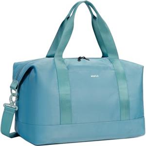 ECOHUB Bagaglio a Mano Easyjet 45x36x20, 30L Borsa Pieghevole da Viaggio, Borsone Palestra Uomo Donna con Tasca Impermeabile, borsa sportiva grande, Borse Aereo, Brevetto Pendente(Blu)