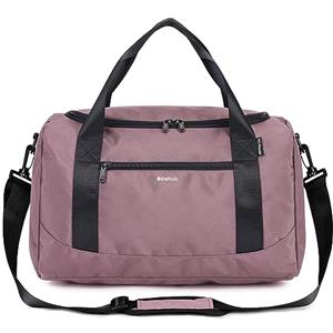 ECOHUB 20L Bagaglio a Mano, Borsa 40x20x25 Ryanair, Pieghevole Borsone Viaggio con Spallacci, PET Riciclato Borse per Aereo Weekend Palestra Piccola Uomo Donna(Rosa)