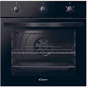 Candy Idea FIDC N502 Forno Elettrico da Incasso, 65 Litri, Supporto per Griglie, 5 Funzioni, Convection Fan, Classe A, Nero, LxPxA 59.5x56.8x59.5 cm