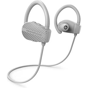 Energy Sistem Earphones Bluetooth Sport 1+ Grey Cuffie Sportive (Bluetooth 5.1, Voice Assistant, Sistema di fissaggio Secure-fit, Resistenti al Sudor)-Grigio