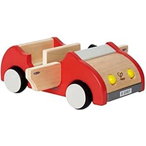 Hape Family Car , Wooden Dolls House Car Toy, Push Vehicle Accessory for Complete Doll House Furniture Set