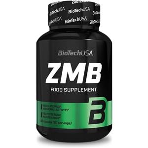 BioTechUSA ZMB Capsule - Ottimizzatore ormonale con zinco, magnesio e vitamina B6 - Supporto al testosterone, 60 capsule