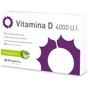 Metagenics - Vitamina D 4000 U.I. ITA 84 compresse masticabili blister