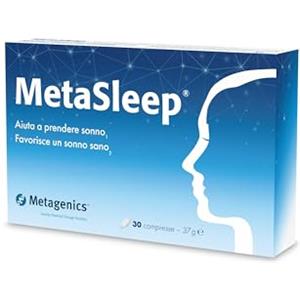 Metagenics MetaSleep Melatonina 1 mg - Facilita l'Addormentamento - Favorisce un Sonno Riposante - 30 Compresse