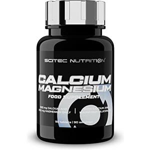 Scitec Nutrition Calcio-Magnesio - Formula minerale essenziale - Rapporto 2:1 - per la salute delle ossa, il sistema nervoso, il metabolismo energetico, 90 compresse