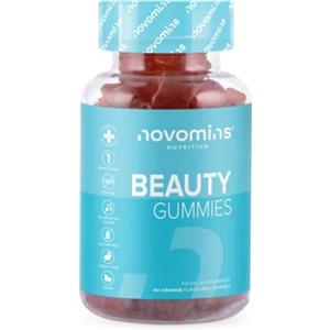 Novomins Integratore Capelli alla Biotina - Caramelle Gommose alla Biotina Capelli Ultraforti - 60 Vitamine per Capelli Masticabili - Prodotto per Capelli da Novomins