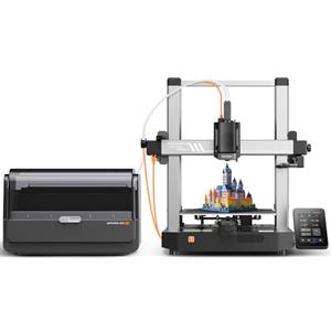 ANYCUBIC Kobra 3 Combo Stampante 3D Intelligente per la Stampa Multicolore (da 4 a 8 Colori), Stampante 3D FDM ad Alta Velocità di 600 mm/s,Sincronizzazione RFID, Grande Volume di Stampa 250*250*260mm