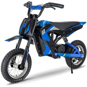 EVERCROSS EV12M Motocicletta elettrica per bambini, Moto Elettrica con Motore 300W, Modalità di Velocità 8/12/25 KMH, 15KM Long-Range, Pneumatico 12'', Moto Cavalcabile per Età 3-12 Bambini