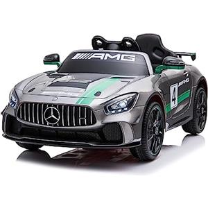 BABYCAR Macchina Elettrica per Bambini Mercedes GT4 AMG Luxury 12V e Schermo Touch screen MP4 FULL OPTIONAL - Mercedes elettrica per bambini con Telecomando Porte Apribili con MP3