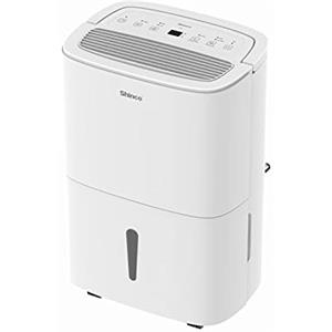 Shinco WIFI Deumidificatore Portatile 30L/Giorno, Purificatore d'aria, Filtro a Carbone Attivo, Timer 24 Ore, Scarico Continuo, Funzione Asciugatrice, Bianco