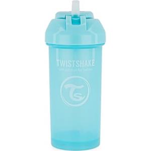 Twistshake Bicchiere Sippy Baby con Cannuccia - 360ml | Bottiglie D'acqua per Bambini a Prova di Perdite | Tazza Antigoccia per i più Piccoli | Tazza di Cannuccia Senza BPA | Azzurro