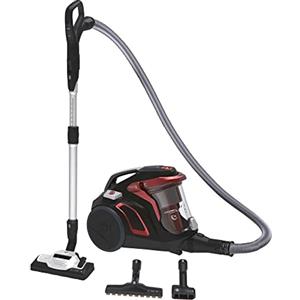 Hoover H-Power 700 HP730ALG 011 Aspirapolvere a Traino Senza Sacco, Tecnologia Ciclonica, 850 W, 2 Litri, 68 Decibel, Plastica, Nero (Cougar Black)