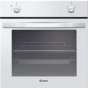 Candy Idea FIDC B100 Forno Elettrico da Incasso, 70 Litri, Supporto per Griglie, 4 Funzioni, Porta Interna In Vetro, Classe A, Bianco, LxPxA 59.5x56.8x59.5 cm