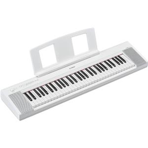 Yamaha NP-15 Piaggero Digital Keyboard - Tastiera Digitale Versatile e Portatile con 61 Tasti Sensibili al Tocco, 15 Voci Strumentali, Leggera e Portatile