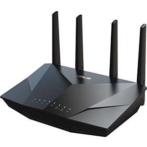 ASUS RT-AX5400 Dual Band WiFi 6 (802.11ax) Router Estendibile con Mobile Tethering, Alternativa ai Router 4G 5G, VPN integrata, Sicurezza di Rete AiProtection Pro, Parental Control, Instant Guard