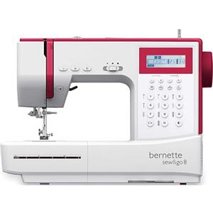 Bernette Sew&Go8 Macchina da cucire Elettronica con 197 punti cucito