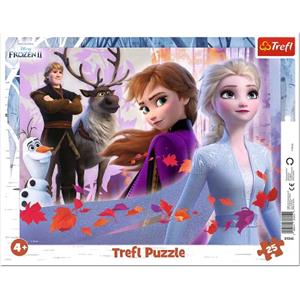 Trefl- Disney Frozen 2 25 Pezzi, Avventure nella Landa Ghiacciata, dai 4 Anni in su Puzzle, Colore