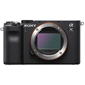 Sony Alpha 7 C - Fotocamera Digitale Mirrorless Full-frame, compatta e leggera, Real-time Autofocus, 24.2 MP, Stabilizzatore integrato a 5 assi, lunga durata della batteria (Nero)