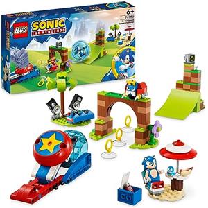 LEGO Sonic the Hedgehog Sfida della Sfera di Velocità di Sonic, Costruzioni Giocattolo con 3 Personaggi e la Figura di Moto Bug Badnik, Giochi per Bambini, Bambine, Ragazzi e Ragazze da 6 Anni 76990