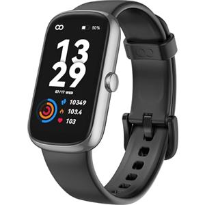 anyloop smartwatch, 1,47 orologio fitness donna uomo con Cardiofrequenzimetro/SpO2/Sonno/Contapassi, 110+ modalità di Esercizio Smart Watch Activity Tracker per iOS Android, Nero