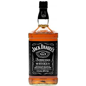 Jack Daniel's Jack Daniel's Old No.7 Tennessee Whiskey 150cl - Whiskey filtrato attraverso il carbone. 40% vol.