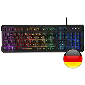 Mars Gaming MK218DE, Tastiera RGB, H-Mech, Antighosting, Layout tedesco