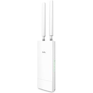 Cudy Modem Router 4G LTE Cat 4 da esterno sbloccato con slot SIM, WiFi AC1200, IP65, antenne rimovibili, adattatore PoE passivo incluso, montaggio su palo o a parete, DDNS, VPN, LT500-Outdoor