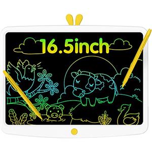 GIGART Tavoletta Grafica LCD 16.5 Pollici Tavoletta Scrittura da Disegno Lavagna Magnetica per Bambini, Tavoletta Grafica per Giochi Bambini per Pittura e Liste di Memoria