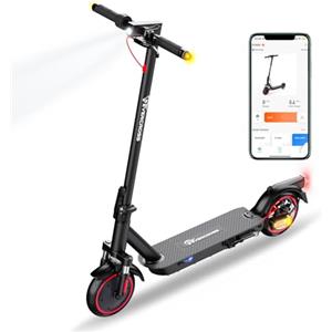 EVERCROSS EV85F Monopattino Elettrico Adulto, 8,5'' Scooter Elettrico Pieghevole - APP, Motore da 350W, Batteria da 7,8AH, Peso di 15KG, Carico Massimo 120KG, Doppio Freno, Doppio Ammortizzatore