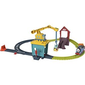 Thomas & Friends Il Trenino Thomas - Carica e Scarica Sandy, PlaySet con Trenini e Pista, Include Thomas la Locomotiva Motorizzata, Giocattolo per Bambini 3+ Anni, HDY58