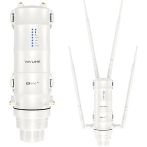 WAVLINK AC1200 WiFi Router 4G LTE Cat 4 da Esterno Lunga Distanza 300+ Metri con SIM,4x7dBi Antenne,MU-MIMO,Supporto Router/4G Router/Modalità Mista