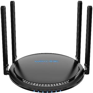 WAVLINK AX3000 Router WiFi6 Dual Band, Router Internet Wireless 802.11ax,Router Gigabit con 4*5dBi Antenne ad Alto Guadagno per Gioco,Streaming 4K e Download Veloce,MU-MIMO,OFDMA,Touchlink,WPA3,IPV6